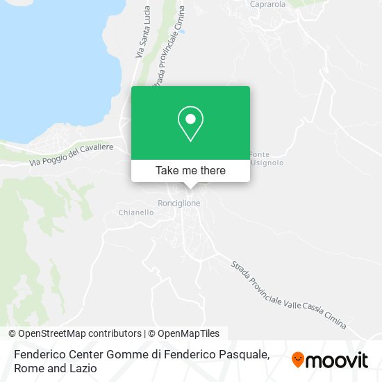 Fenderico Center Gomme di Fenderico Pasquale map