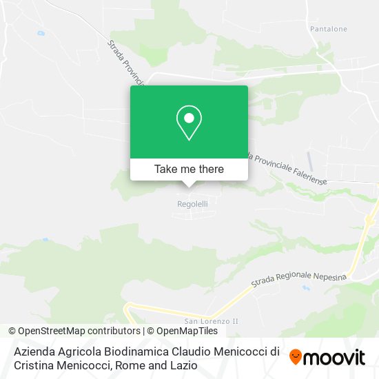 Azienda Agricola Biodinamica Claudio Menicocci di Cristina Menicocci map