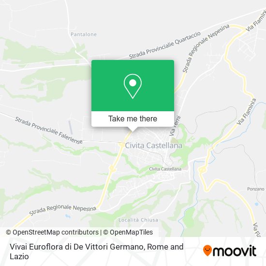 Vivai Euroflora di De Vittori Germano map