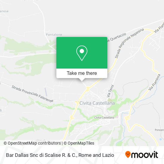 Bar Dallas Snc di Scalise R. & C. map