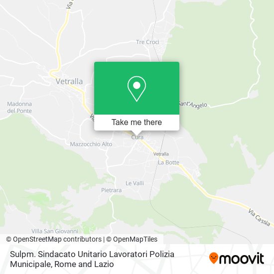 Sulpm. Sindacato Unitario Lavoratori Polizia Municipale map