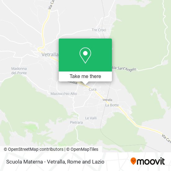 Scuola Materna - Vetralla map