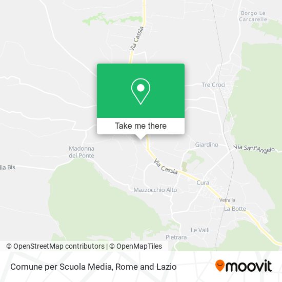 Comune per Scuola Media map