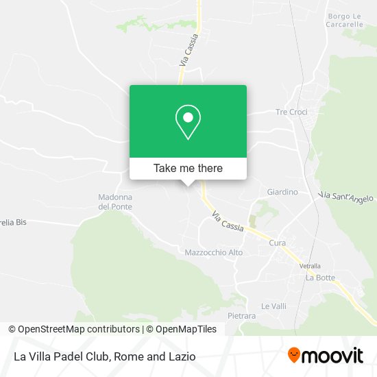 La Villa Padel Club map