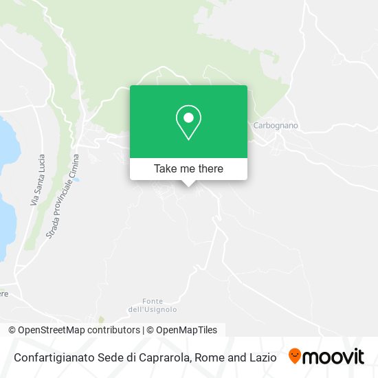 Confartigianato Sede di Caprarola map