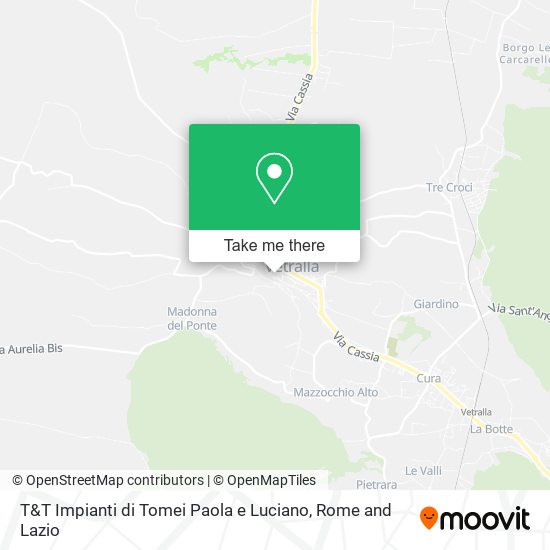 T&T Impianti di Tomei Paola e Luciano map