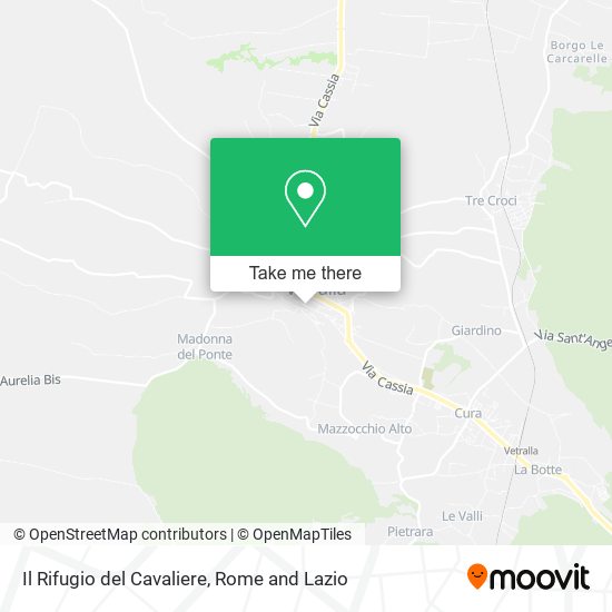 Il Rifugio del Cavaliere map