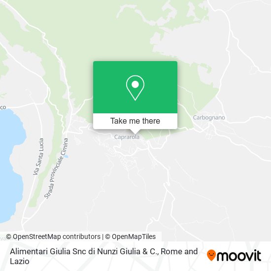 Alimentari Giulia Snc di Nunzi Giulia & C. map