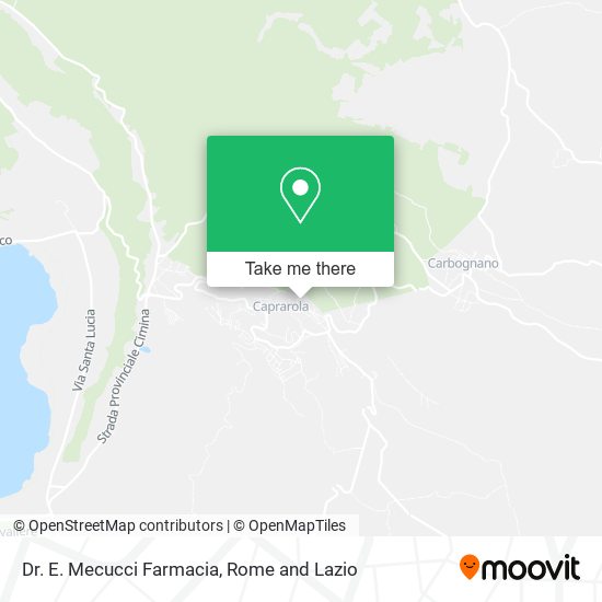 Dr. E. Mecucci Farmacia map