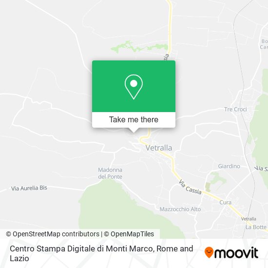 Centro Stampa Digitale di Monti Marco map