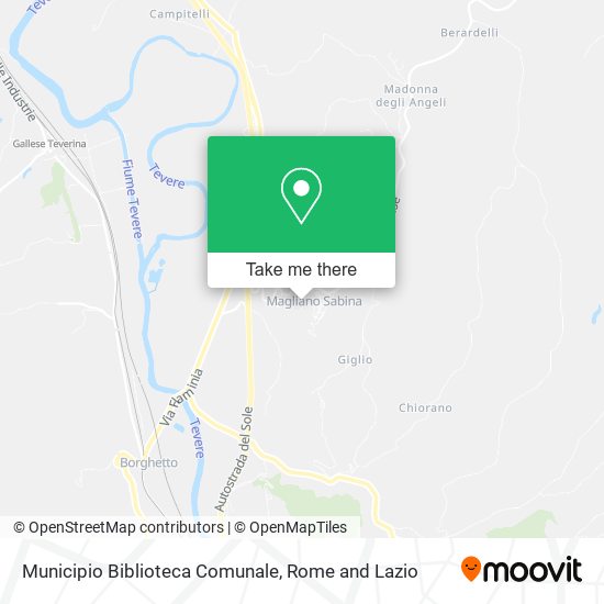 Municipio Biblioteca Comunale map