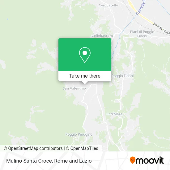 Santa Croce Mill map