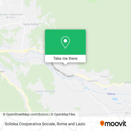 Solidea Cooperativa Sociale map