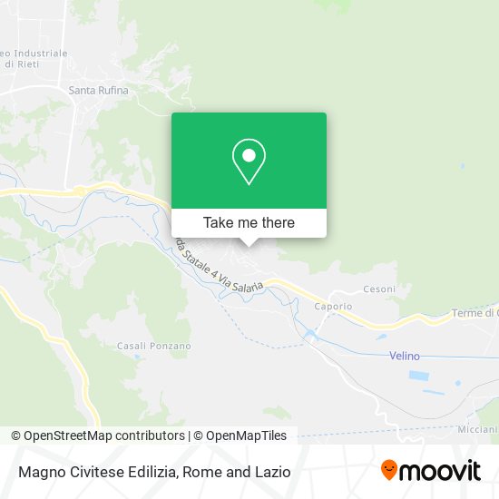 Magno Civitese Edilizia map