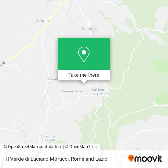 Il Verde di Luciano Morucci map