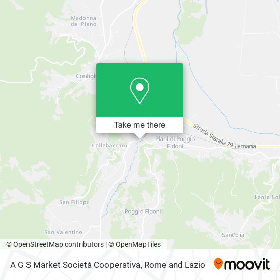 A G S Market Società Cooperativa map