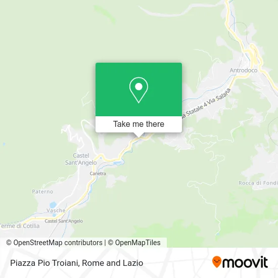 Piazza Pio Troiani map