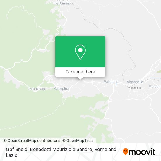 Gbf Snc di Benedetti Maurizio e Sandro map