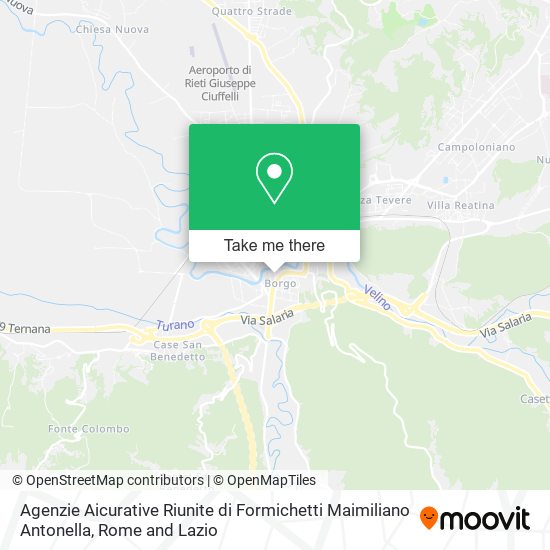 Agenzie Aicurative Riunite di Formichetti Maimiliano Antonella map