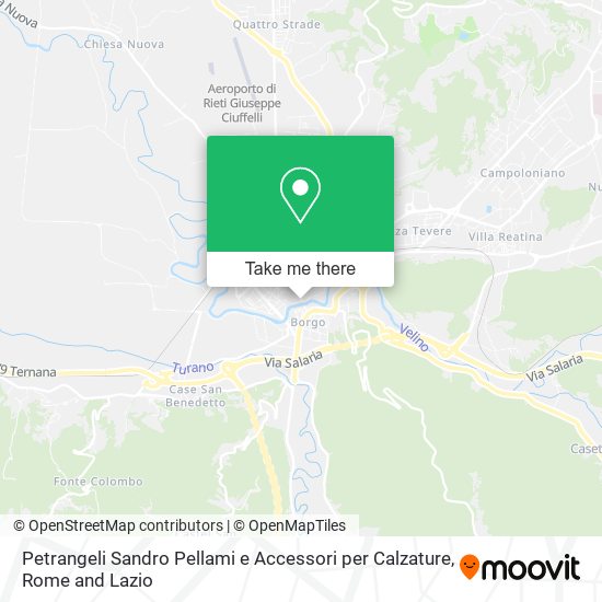 Petrangeli Sandro Pellami e Accessori per Calzature map