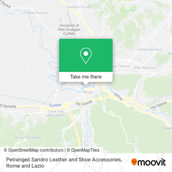 Petrangeli Sandro Leather and Shoe Accessories map