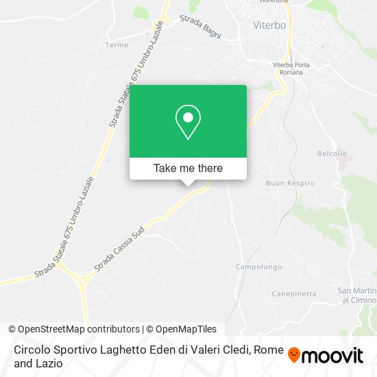 Circolo Sportivo Laghetto Eden di Valeri Cledi map