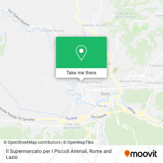Il Supermercato per I Piccoli Animali map