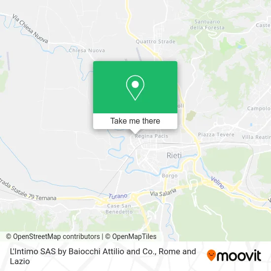 L'Intimo SAS by Baiocchi Attilio and Co. map