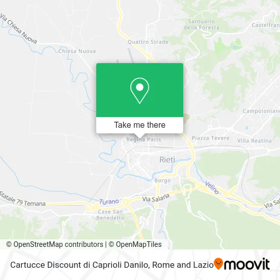 Cartridges Discount by Caprioli Danilo map