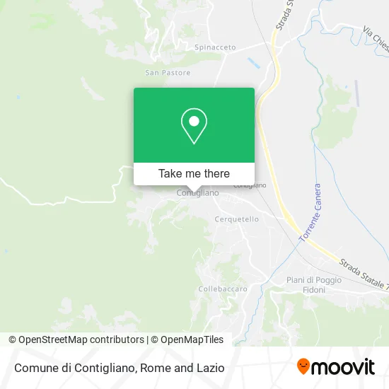 Comune di Contigliano map