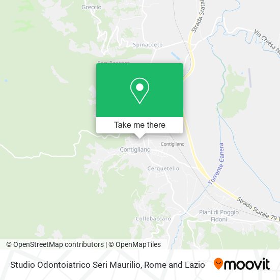 Studio Odontoiatrico Seri Maurilio map