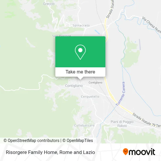 Risorgere Family Home map