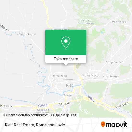 Rieti Real Estate map