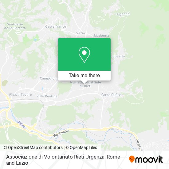 Associazione di Volontariato Rieti Urgenza map