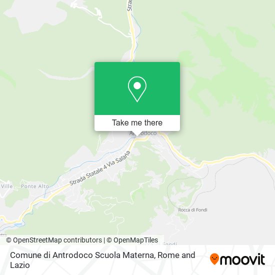 Comune di Antrodoco Scuola Materna map