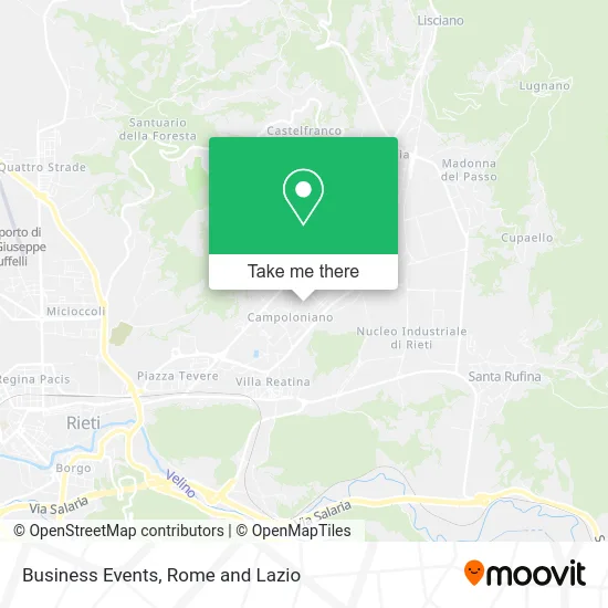 Business Events map