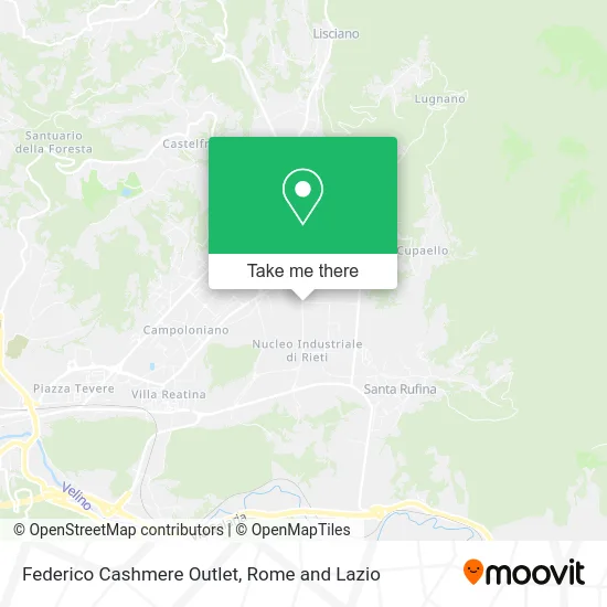 Federico Cashmere Outlet map
