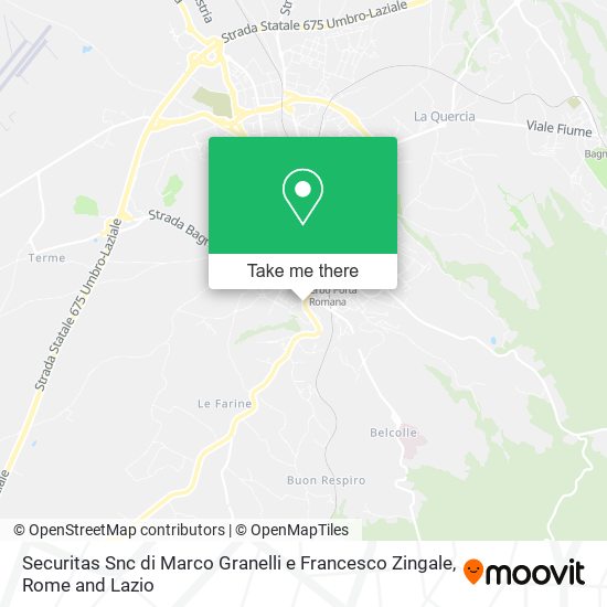 Securitas Snc di Marco Granelli e Francesco Zingale map