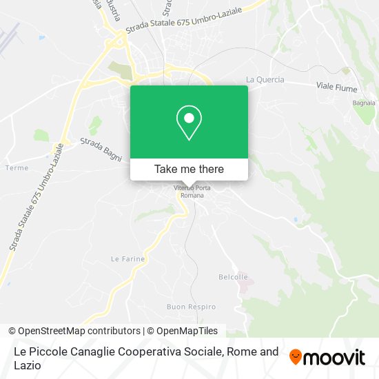 Le Piccole Canaglie Cooperativa Sociale map