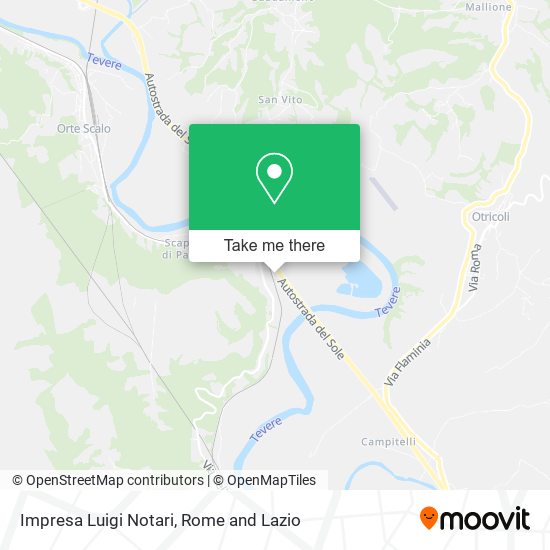 Impresa Luigi Notari map