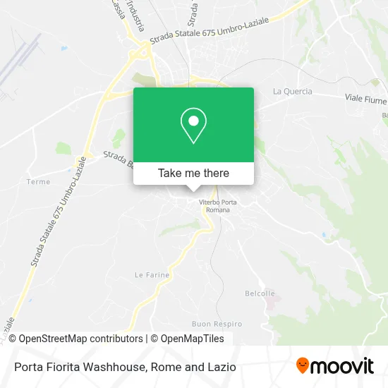 Porta Fiorita Washhouse map