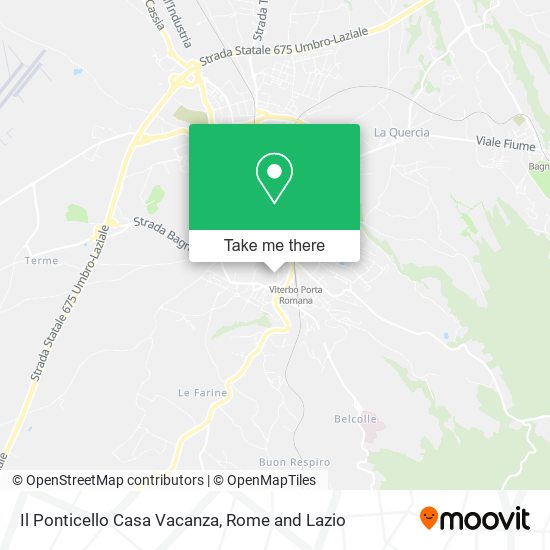 Il Ponticello Casa Vacanza map
