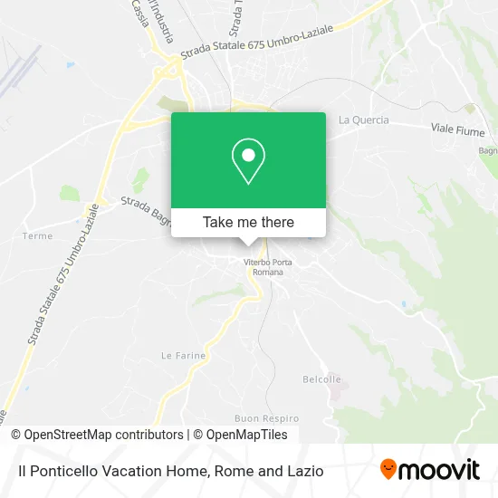 Il Ponticello Vacation Home map