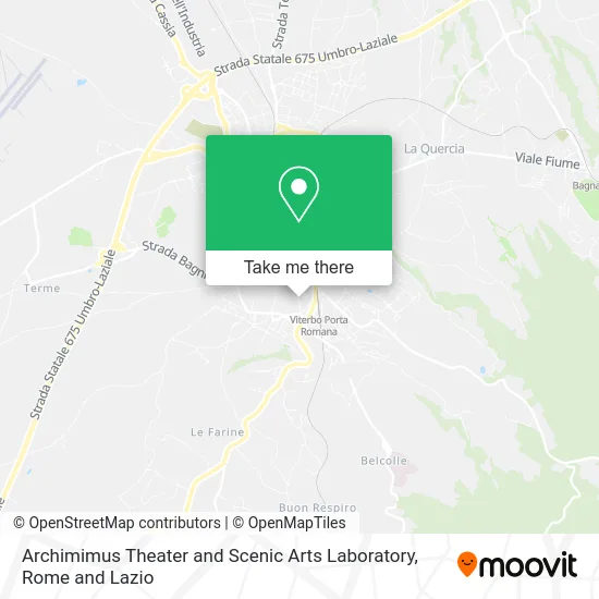 Archimimus Theater and Scenic Arts Laboratory map