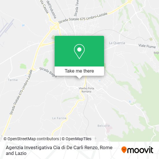 Agenzia Investigativa Cia di De Carli Renzo map
