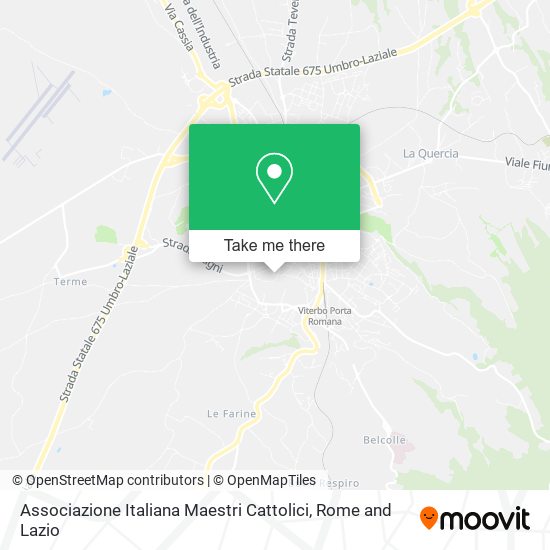Associazione Italiana Maestri Cattolici map