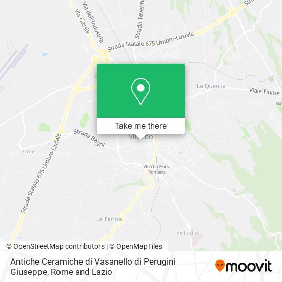 Antiche Ceramiche di Vasanello di Perugini Giuseppe map