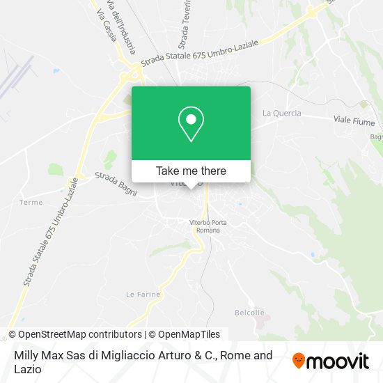 Milly Max Sas di Migliaccio Arturo & C. map
