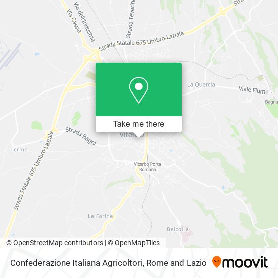Confederazione Italiana Agricoltori map