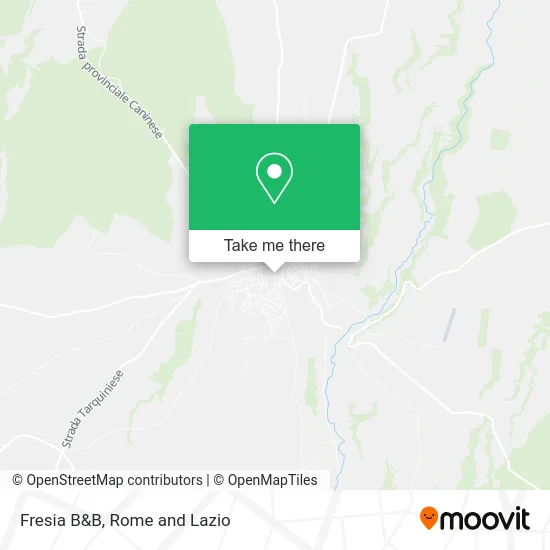 Fresia Bed and Breakfast map
